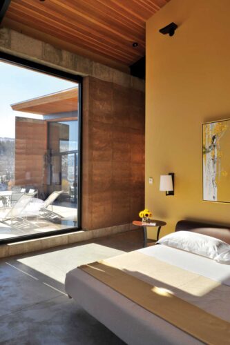Modern Earth: A Rammed Earth House in Wyoming